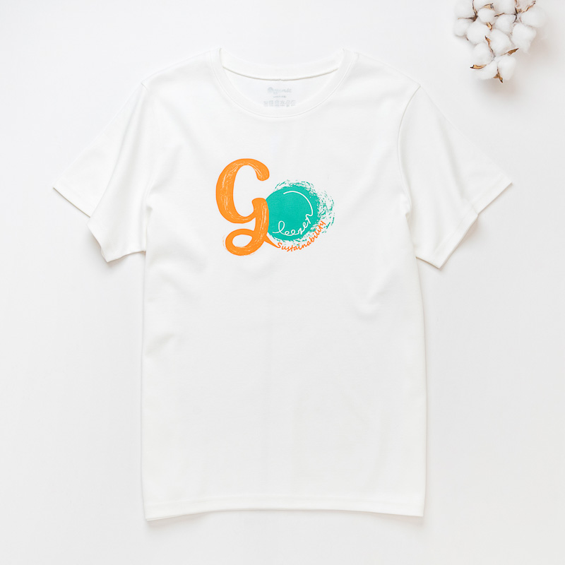 Organic圓短T(GO 永續)(白色)