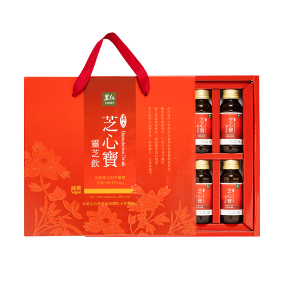 里仁芝心寶靈芝飲禮盒-10入提盒