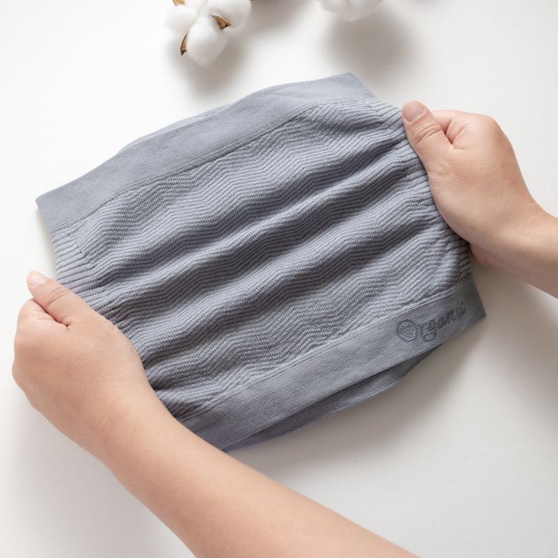 Organic有機棉生物訊息護腰圍(淺灰)