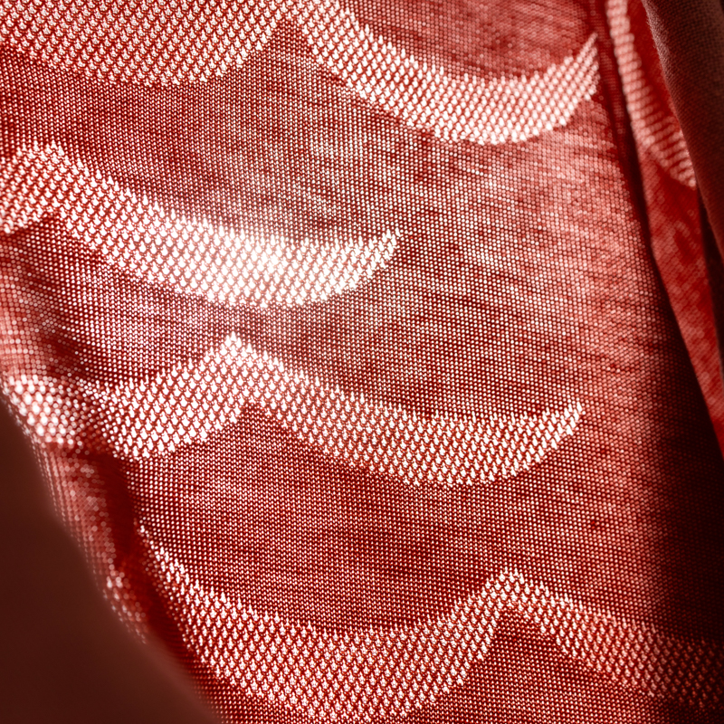 Organic涼感防曬外套(波浪紋)(日落橘)