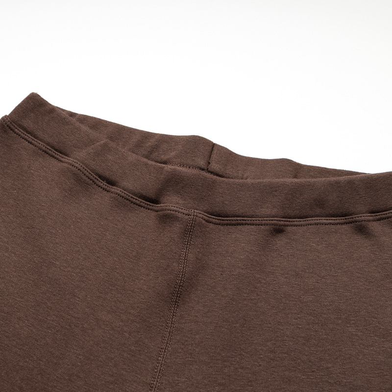 Organic女保暖內搭褲(推毛)-深咖啡