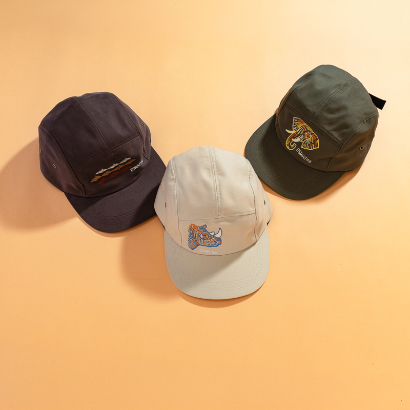 Organic輕旅帽-咖啡(圖騰)