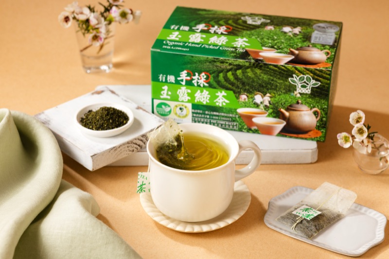 有機手採玉露綠茶包|來自宜蘭連年獲獎的有機茶茶園