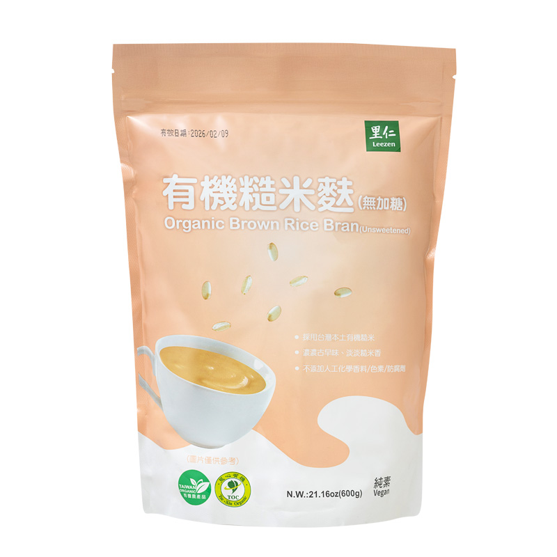 里仁有機糙米麩-無加糖
