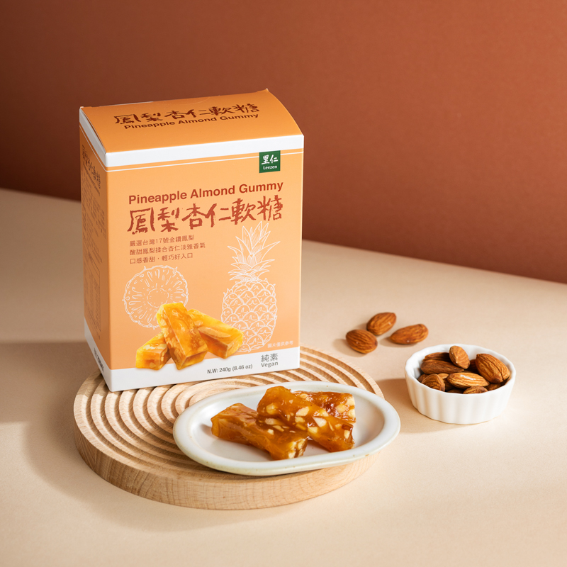 里仁鳳梨杏仁軟糖