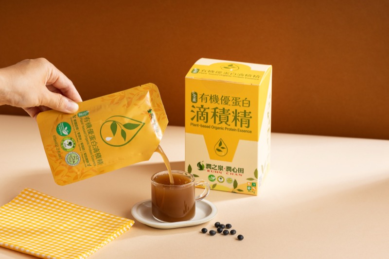 有機優蛋白滴積精｜花蓮有機黑豆發酵，低鈉無添加的純淨補充