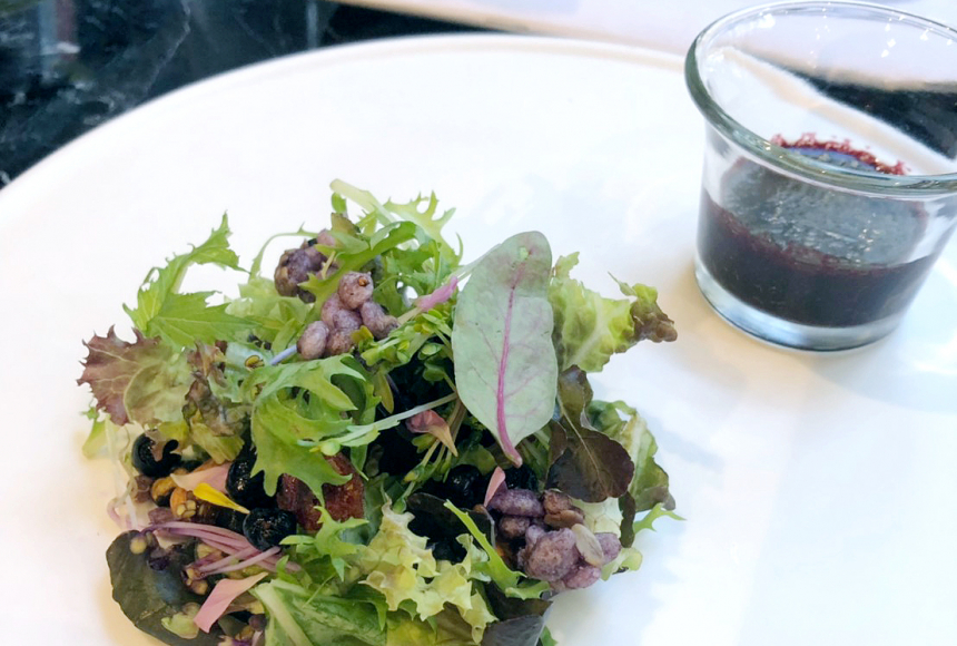 莓果季節食蔬佐藍莓油醋