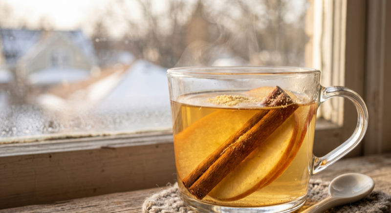 【暖身代謝】辛香肉桂薑蘋果水