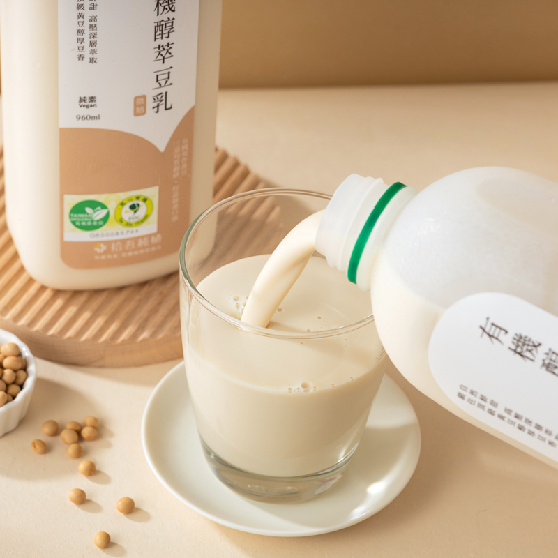 拾吾豆乳有機醇萃豆乳(微糖)960ml