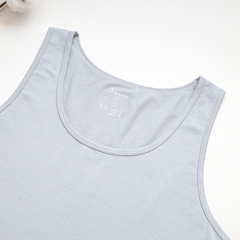 Organic恆感男背心(銀灰)