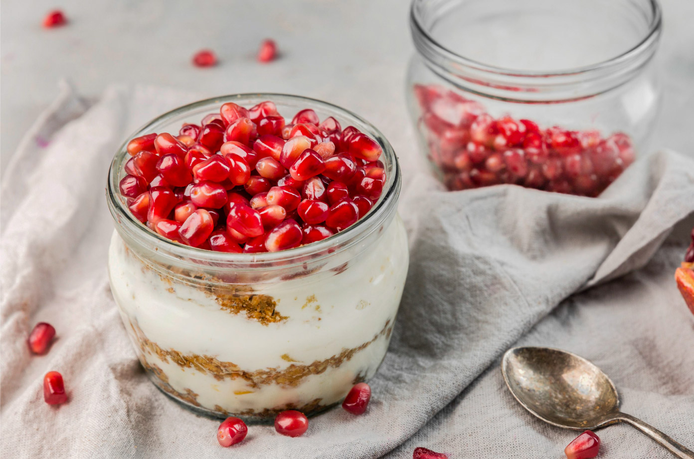 有機紅石榴優格