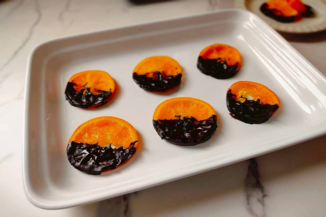 法式糖漬巧克力橙片