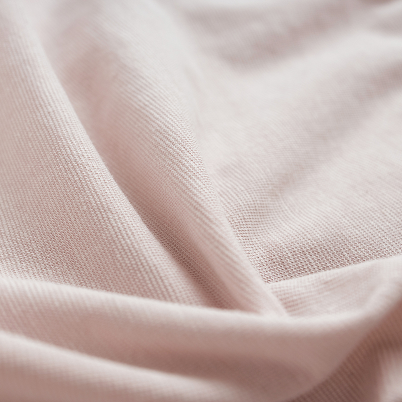 Organic雲柔女中腰內褲(涼感環保)(粉芋色)