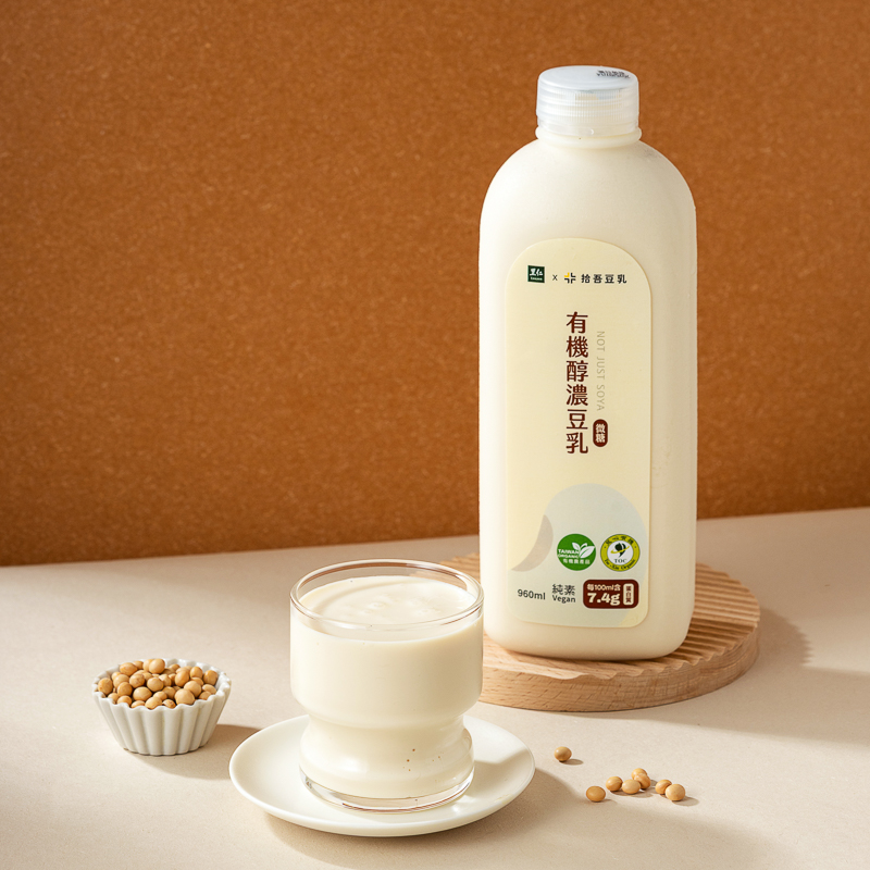 里仁有機醇濃豆乳-微糖960ml
