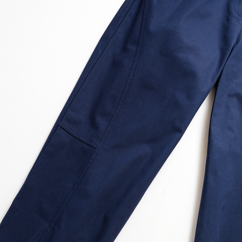 Organic女束口褲-鳳梨涼感紗(深藍)