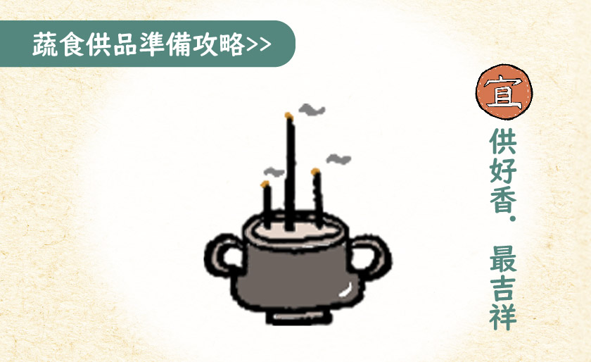 ➍ 供好香.最吉祥