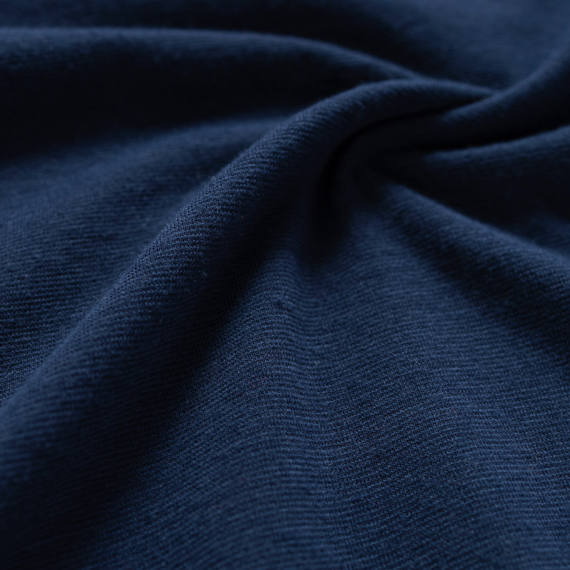 Organic男保暖圓領衫(靛藍色)