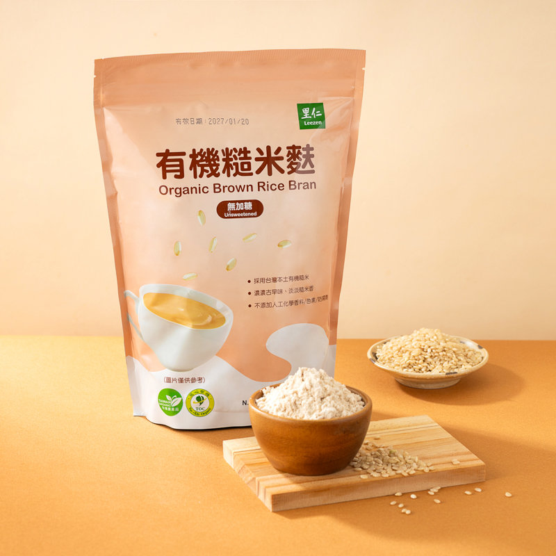 里仁有機糙米麩-無加糖