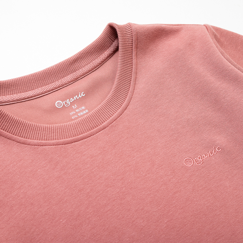 Organic大學T(粉色)