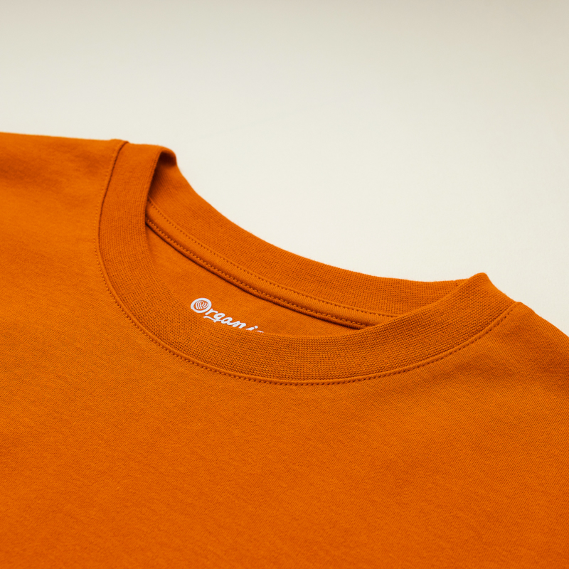 Organic經典圓短T恤(砂糖橘)