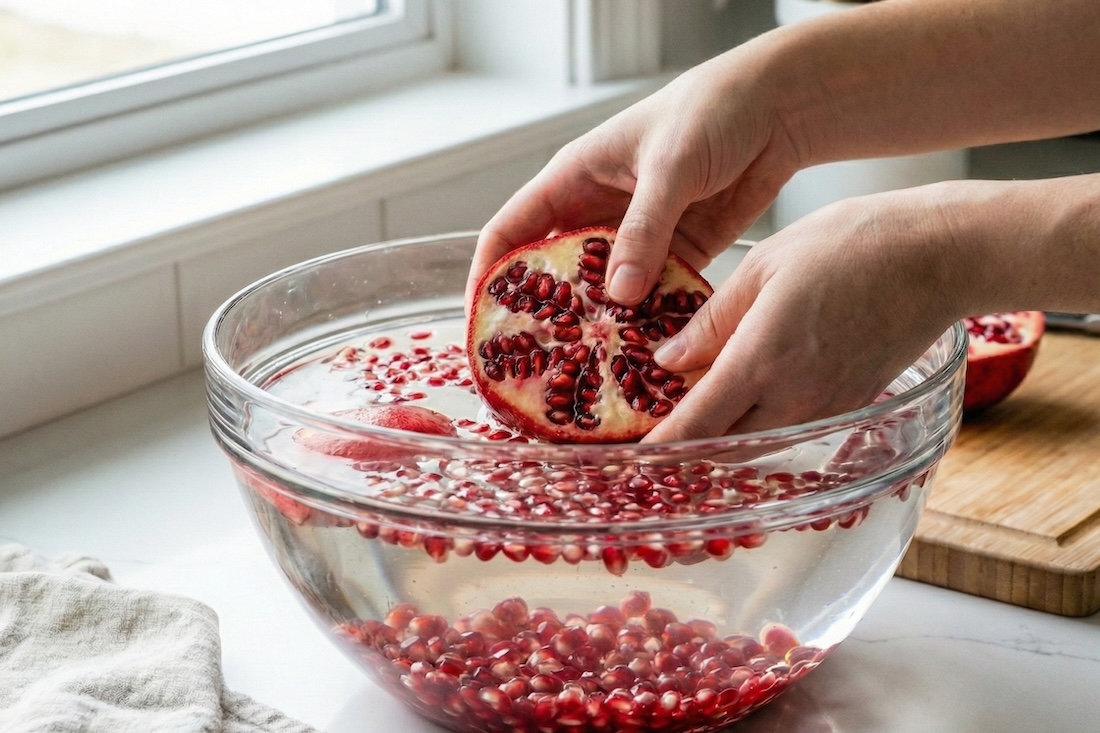 有機紅石榴怎麼吃?不沾手剝法與全食料理攻略
