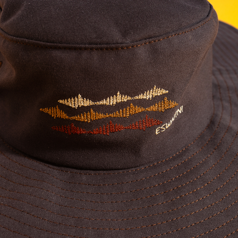 Organic登山帽-炭咖(圖騰)