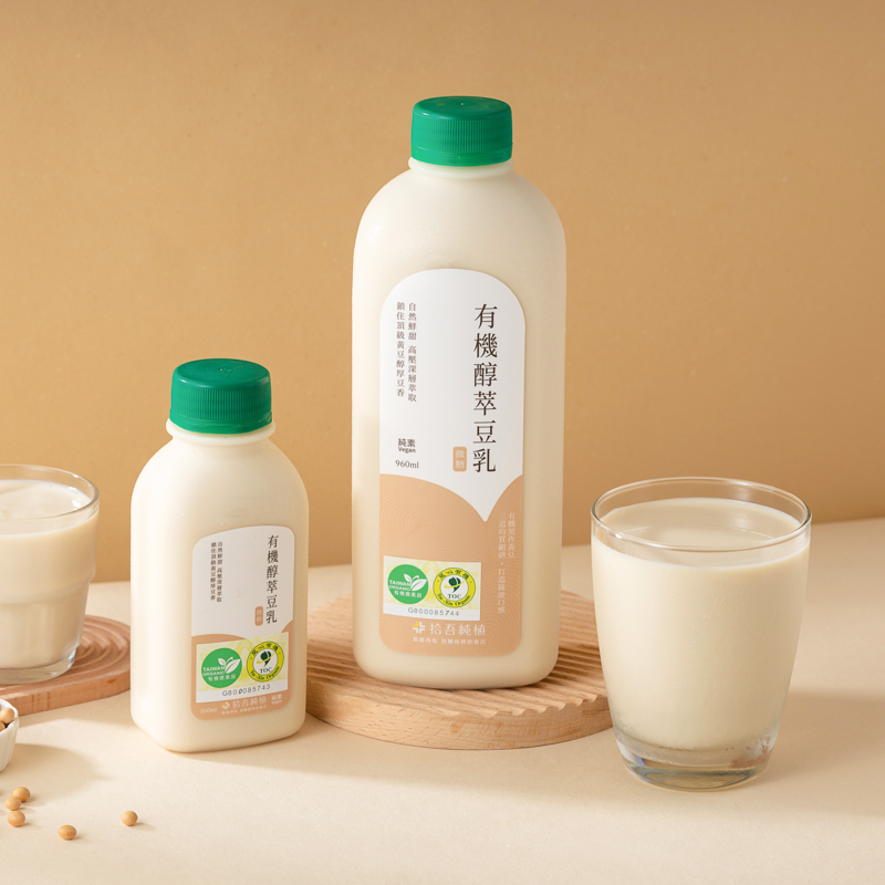 拾吾豆乳有機醇萃豆乳(微糖)350ml