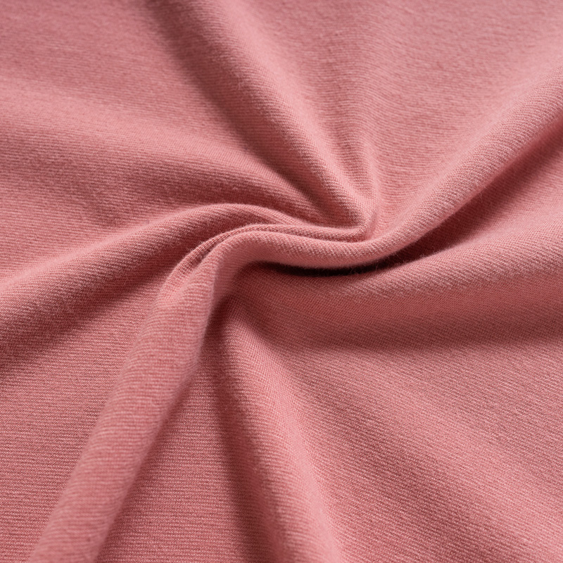 Organic女保暖圓領衫(荔枝粉)