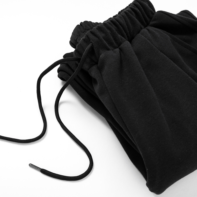 Organic女休閒長褲-黑色