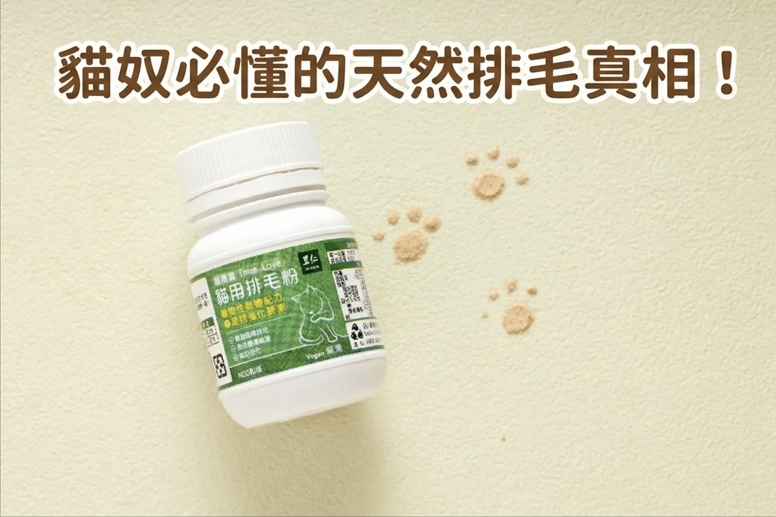 貓奴必懂的「天然排毛」真相！化毛膏 vs 排毛粉差別在哪？