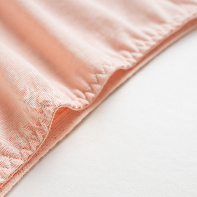 Organic女中腰內褲(涼感環保)(粉桔色)