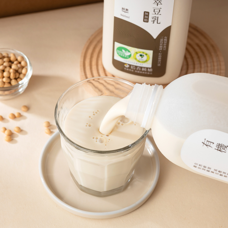 拾吾豆乳有機醇萃豆乳(無加糖)960ml