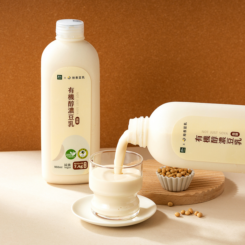 里仁有機醇濃豆乳-微糖960ml